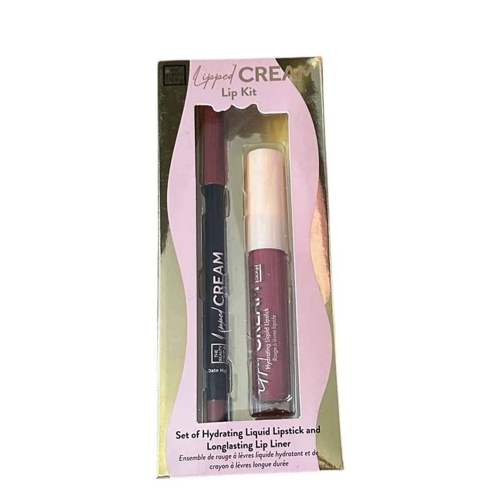 NWT THE BEAUTY CROP Lipped Cream Lip Kit in Date Night
